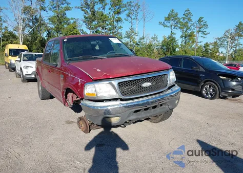 2002 Ford F-150 Lariat/Xlt из США, поврежденный, VIN 1FTRW08L12KB74266